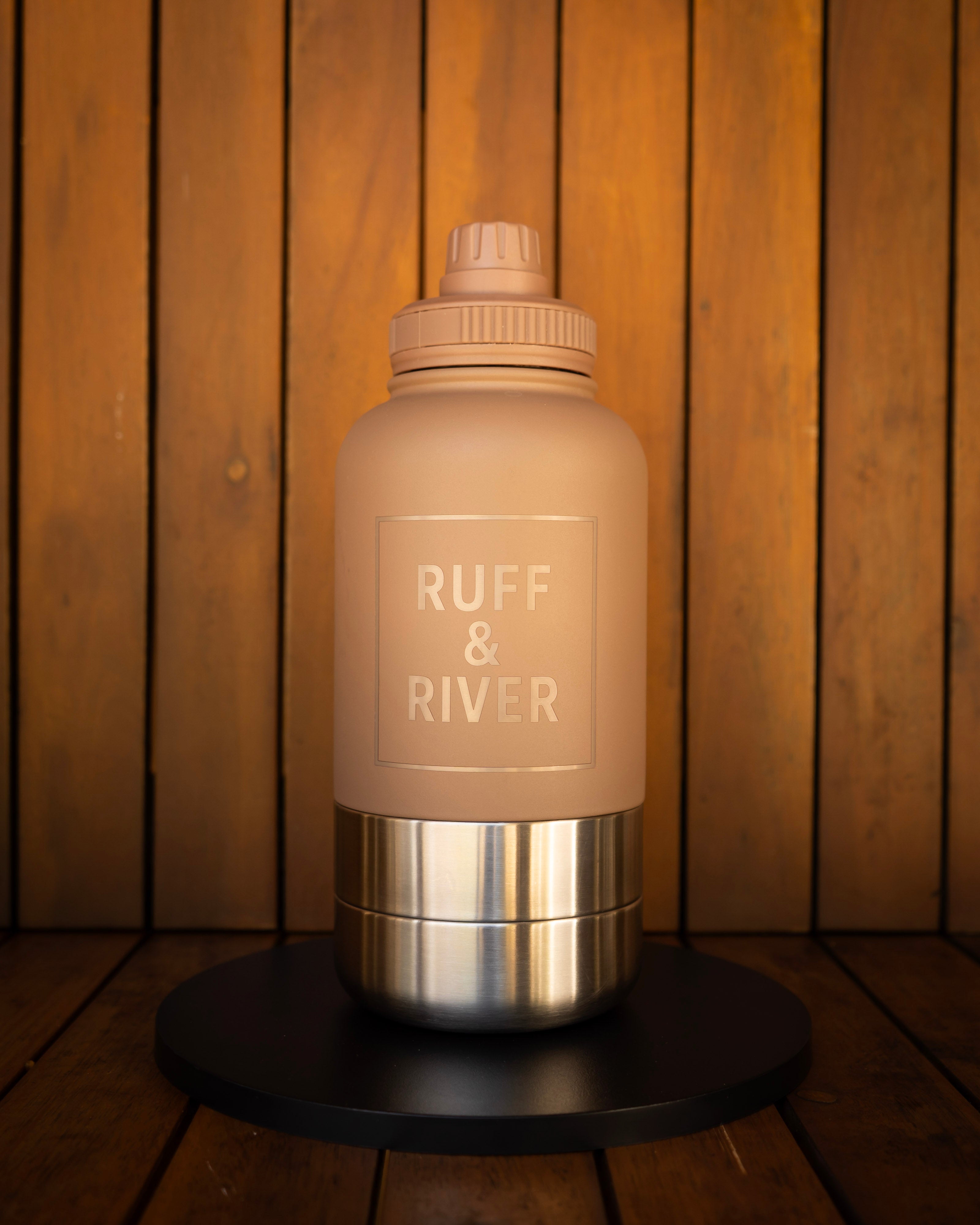 Mocha Trail™ – Pastel Brown 4-in-1 Hydration Bottle