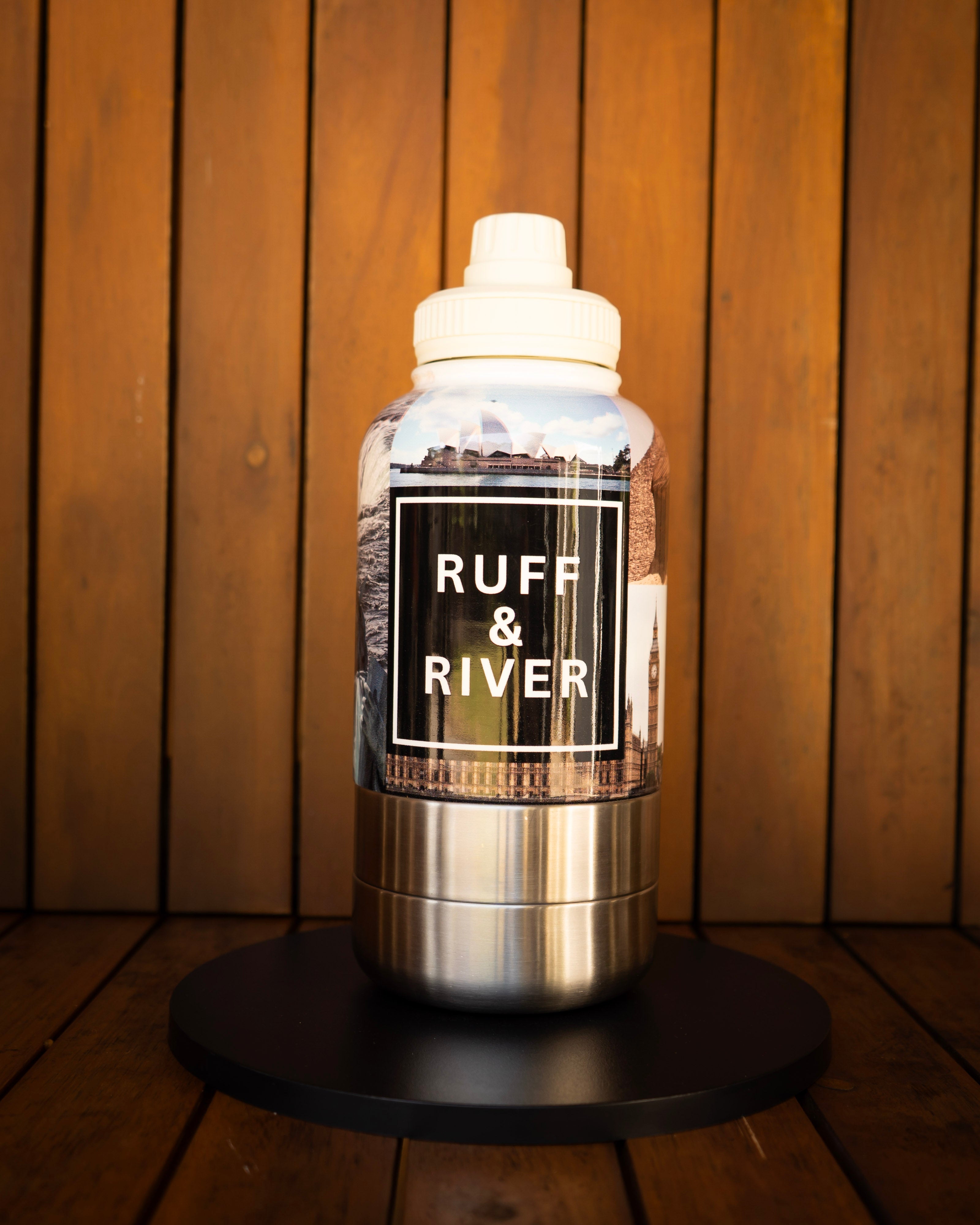 Wanderlust™ – Travel Landmark 4-in-1 Hydration Bottle (White)