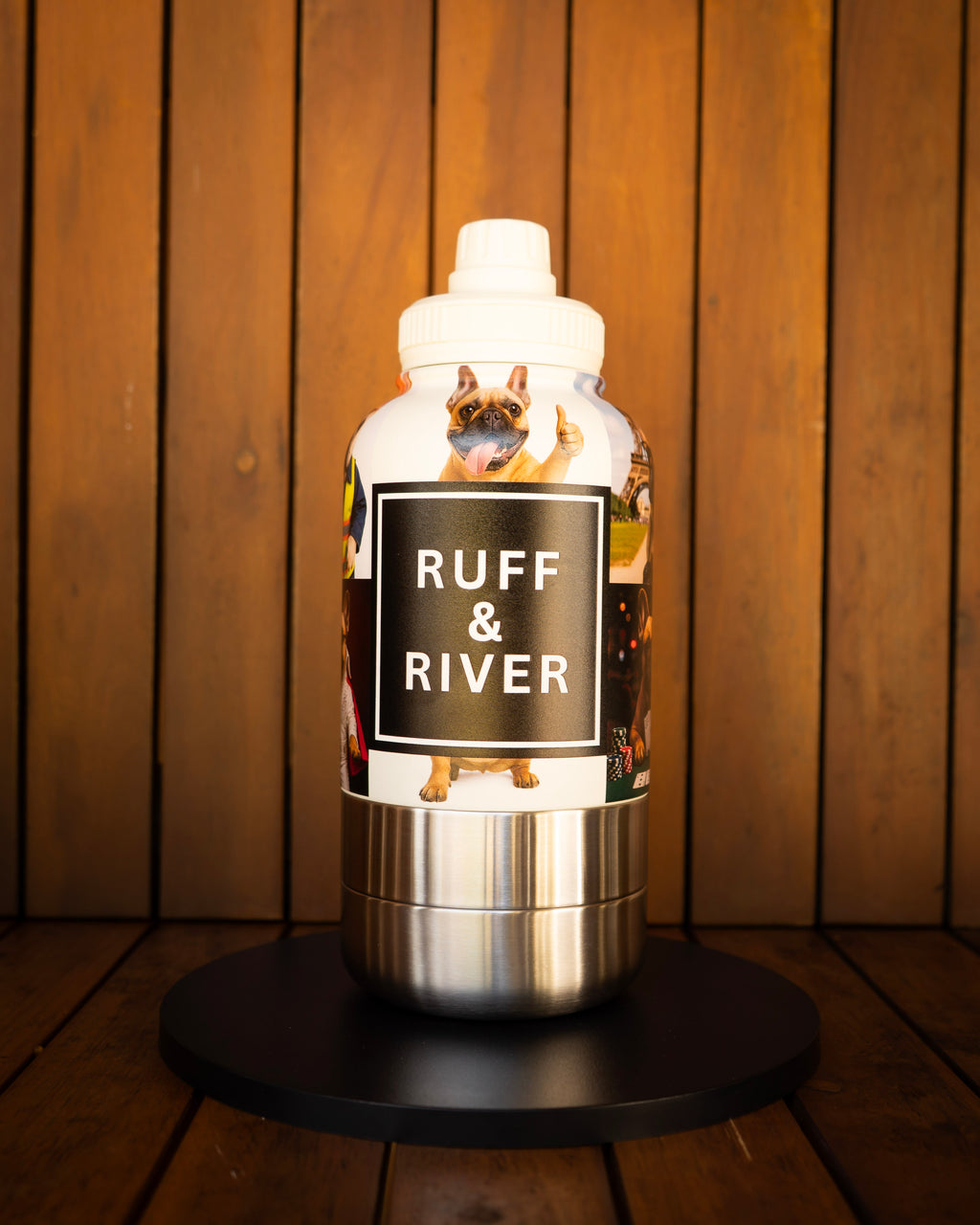 Frenchie & Fabulous™ – French Bulldog 4-in-1 Hydration Bottle