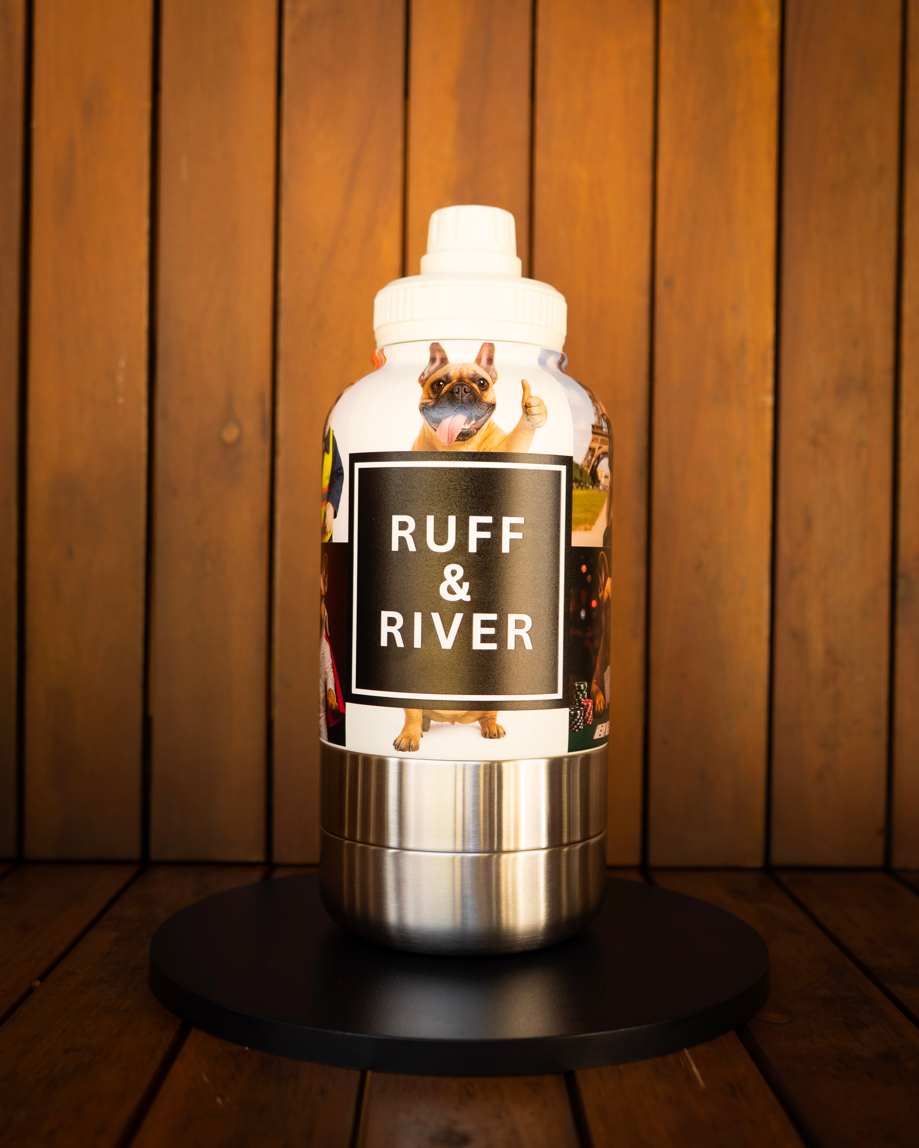 Frenchie & Fabulous™ – French Bulldog 4-in-1 Hydration Bottle