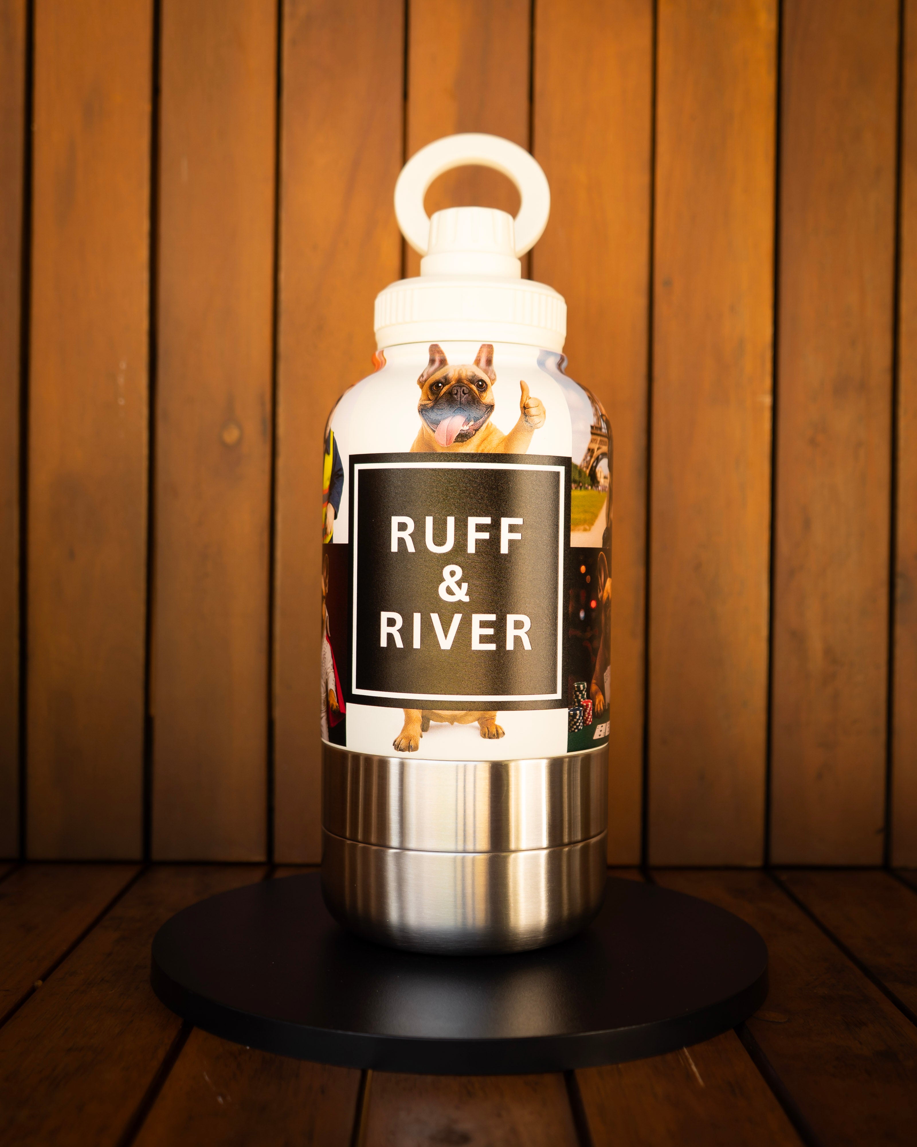 Frenchie & Fabulous™ – French Bulldog 4-in-1 Hydration Bottle